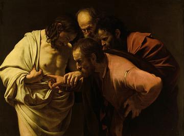 der unglaubige thomas  michelangelo merisi named caravaggio